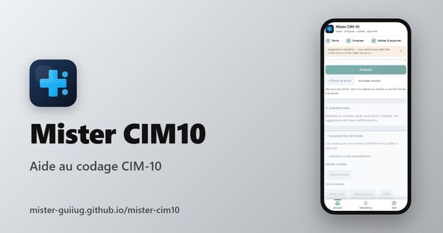 Aperçu de Mister CIM10